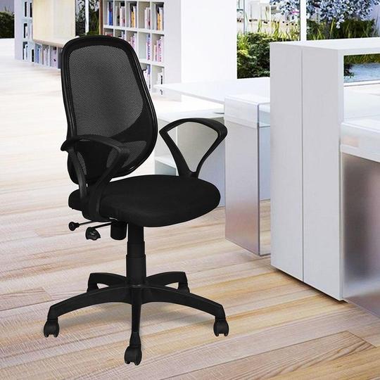 Pristine Revolving & Height Adjustable Ergonomic Office Chair – Lucky ...