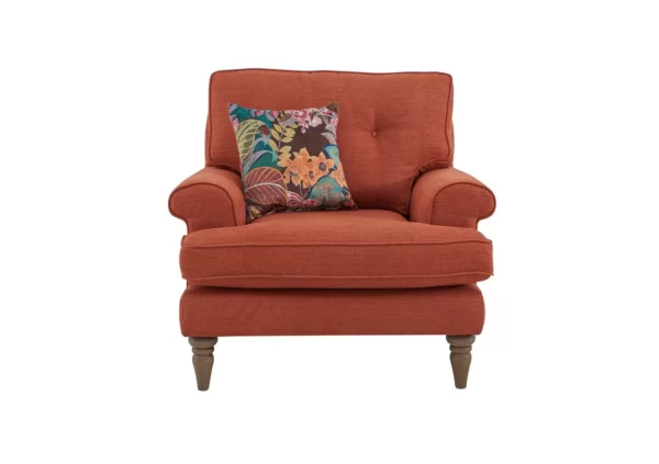 The Botanical Collection Paradiso Fabric Plain Armchair